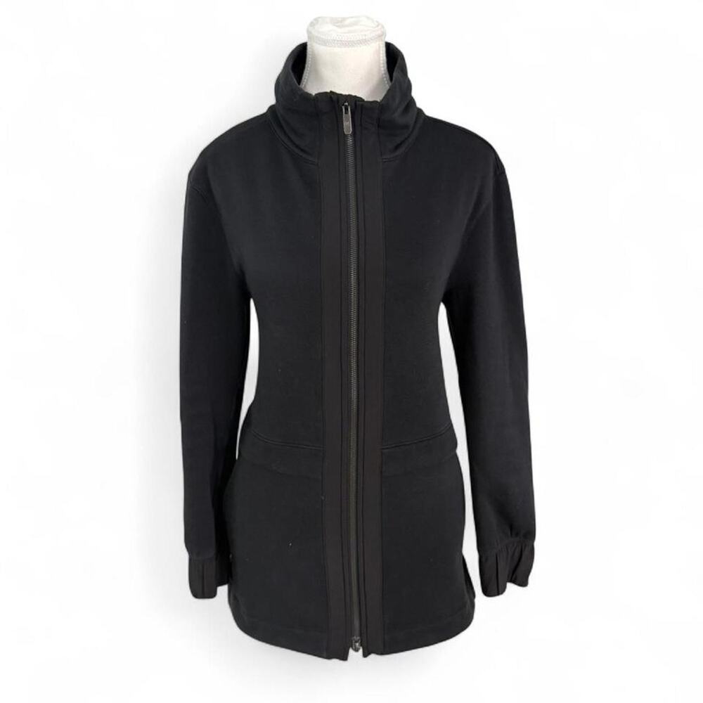 Lululemon Light as Warmth Black Full Zip Jacket women’s size 4 retail $148
